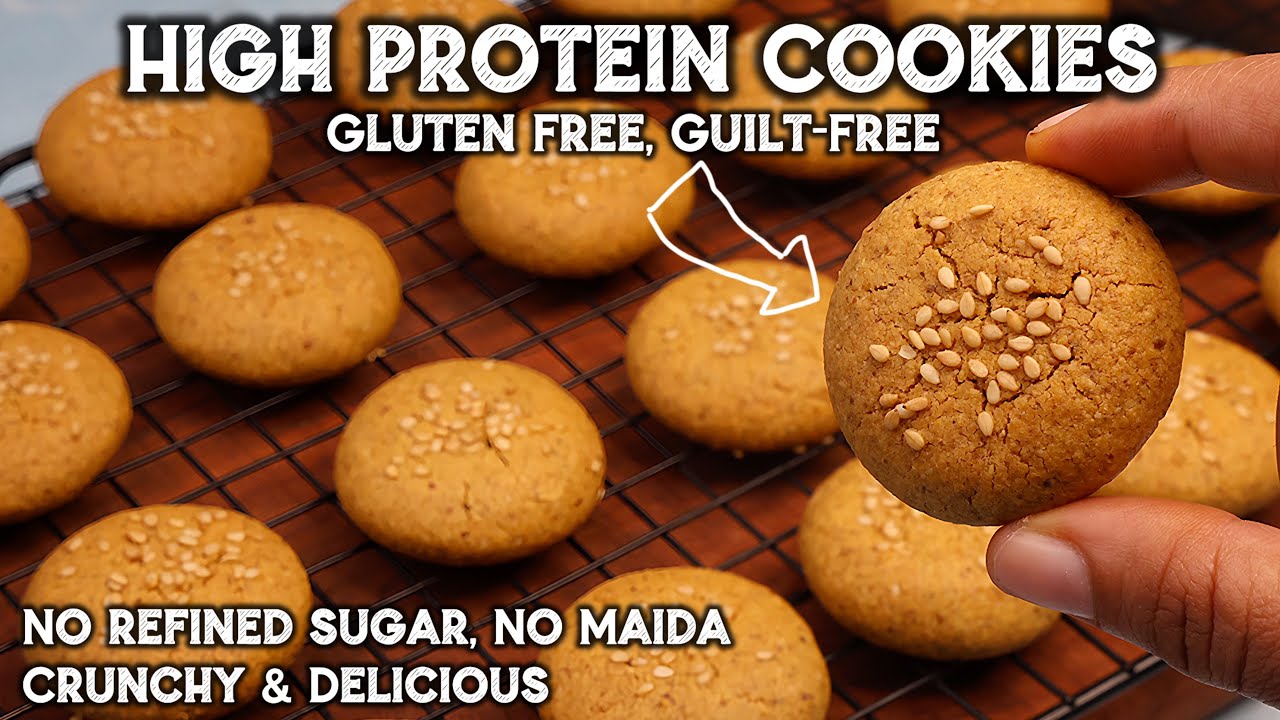 Healthy Cookies Recipe 🍪 Gluten-Free, High-Protein & Weight-Loss Friendly!