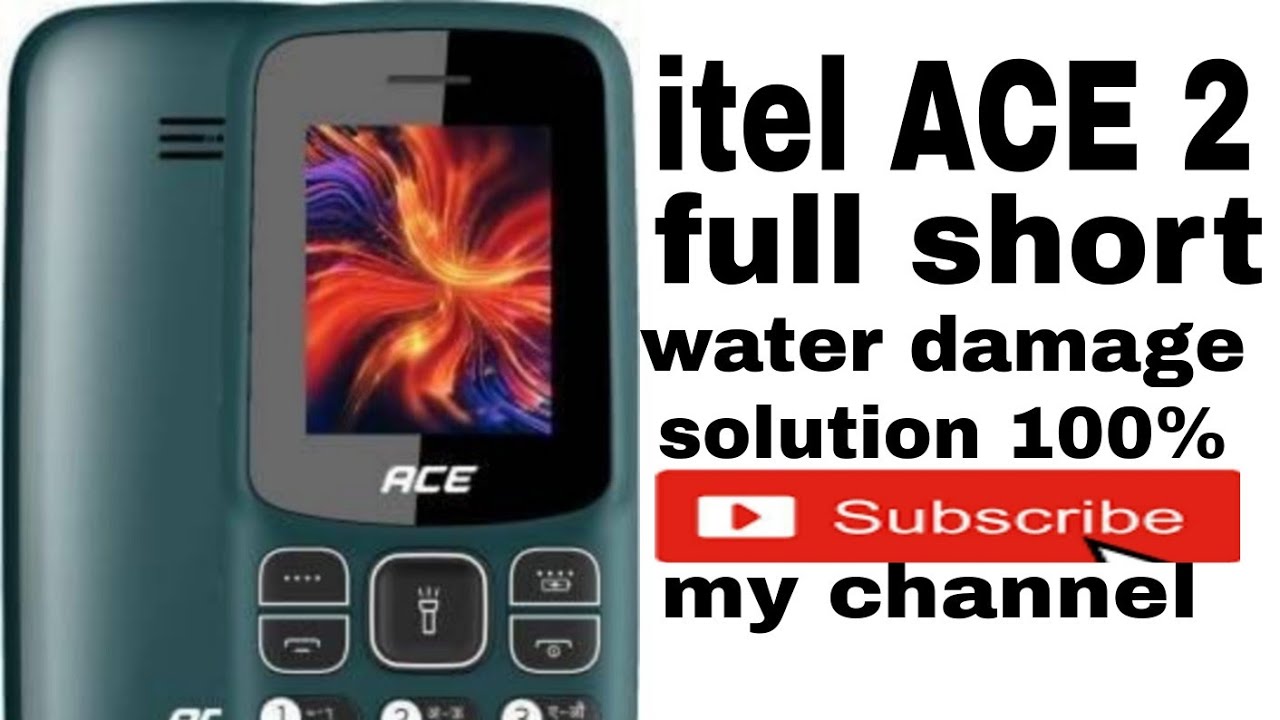itel ACE 2 Full Short water damage solution 100%