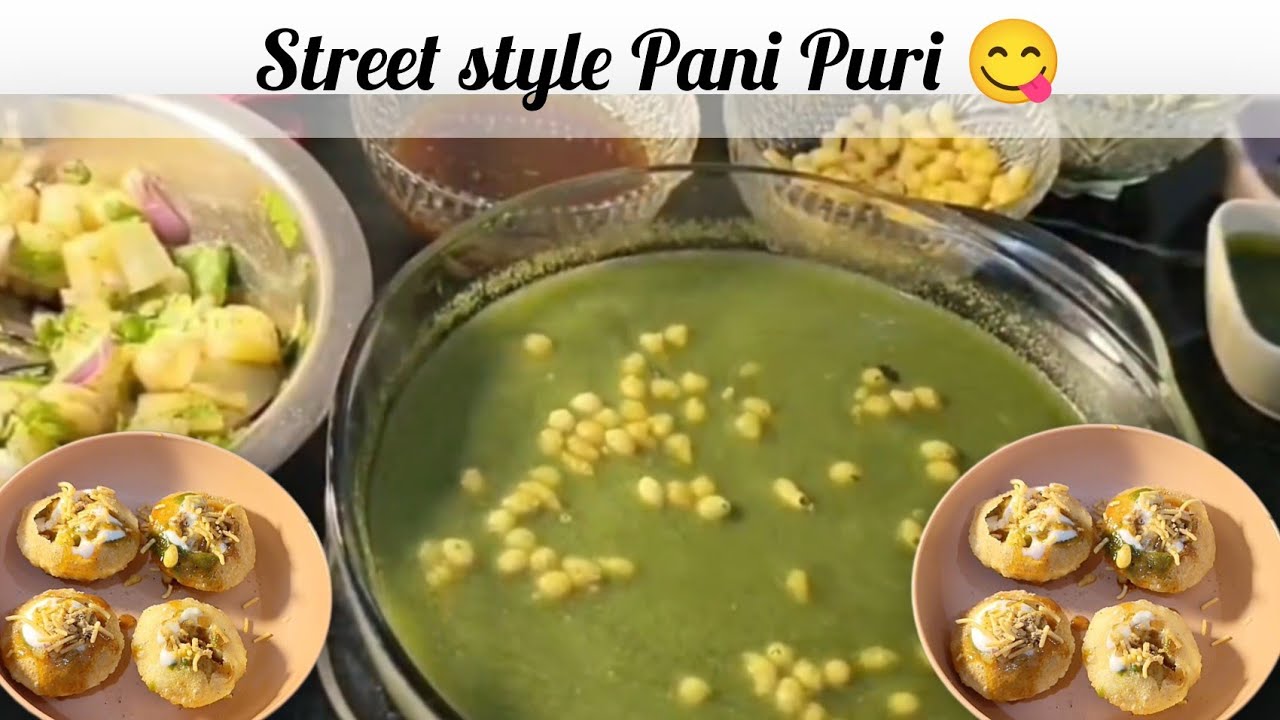 घर पर बनाएं बाजार जैसे गोलगप्पे | Street Style Gol Gappa कुरकुरे गोलगप्पे और तीखा पानी  😋