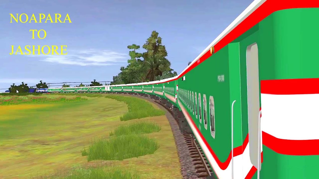 NOAPARA TO JASHORE @bangladeshtrainzsimulatorp5365  @bdnoapara370 @Jashore_bd_pigeons