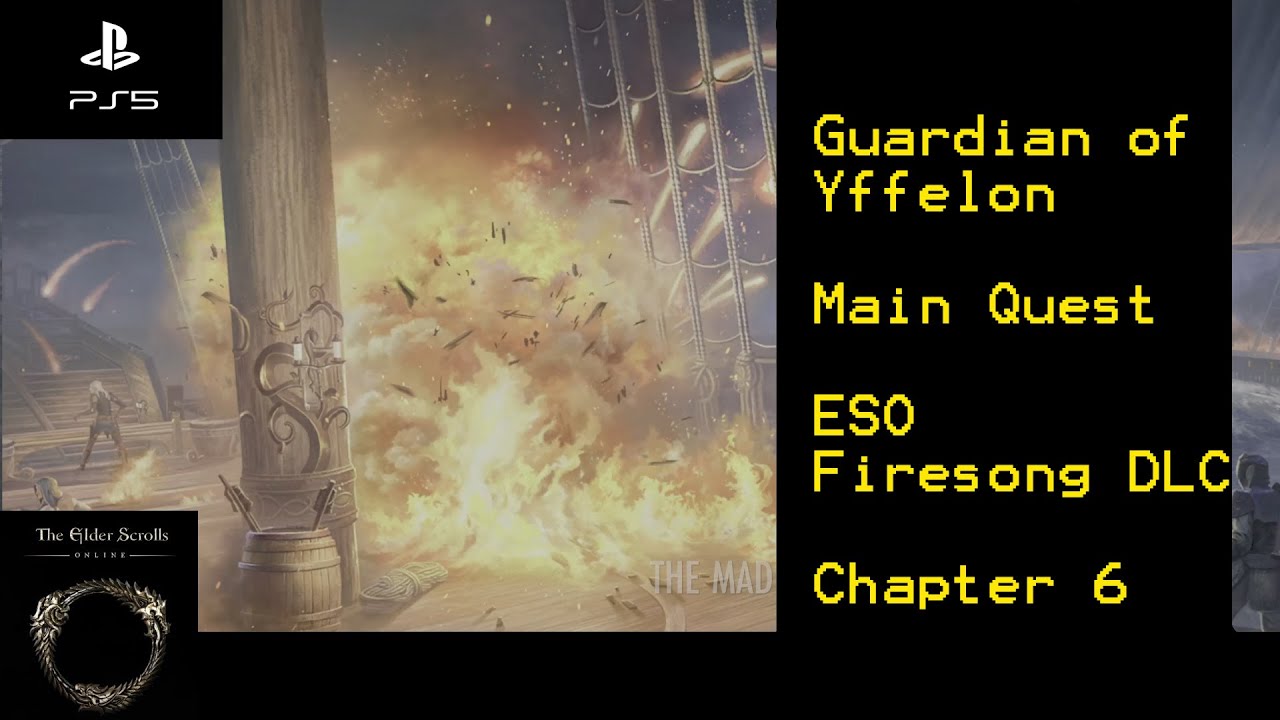 Guardian of Y'fferon - Chapter 6 - FIRESONG DLC- Elder Scrolls Online ESO- PS5 4k