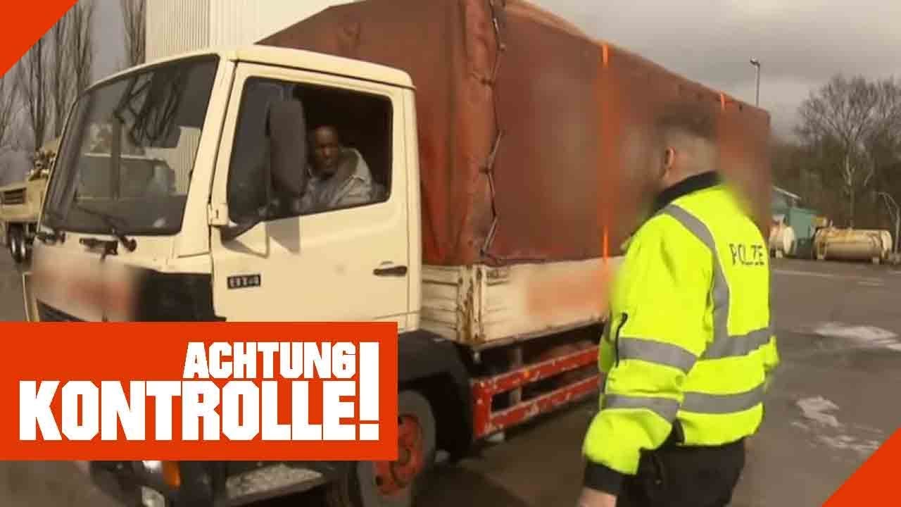 Schrott-LKW auf der Waage: Ist der Transporter zu schwer? | Achtung Kontrolle | Kabel Eins