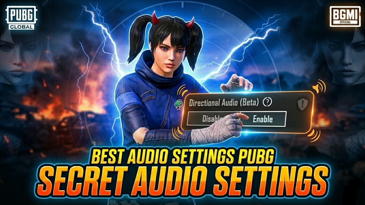 Best Audio Settings in PUBG Mobile (Hear Enemies Clearly)