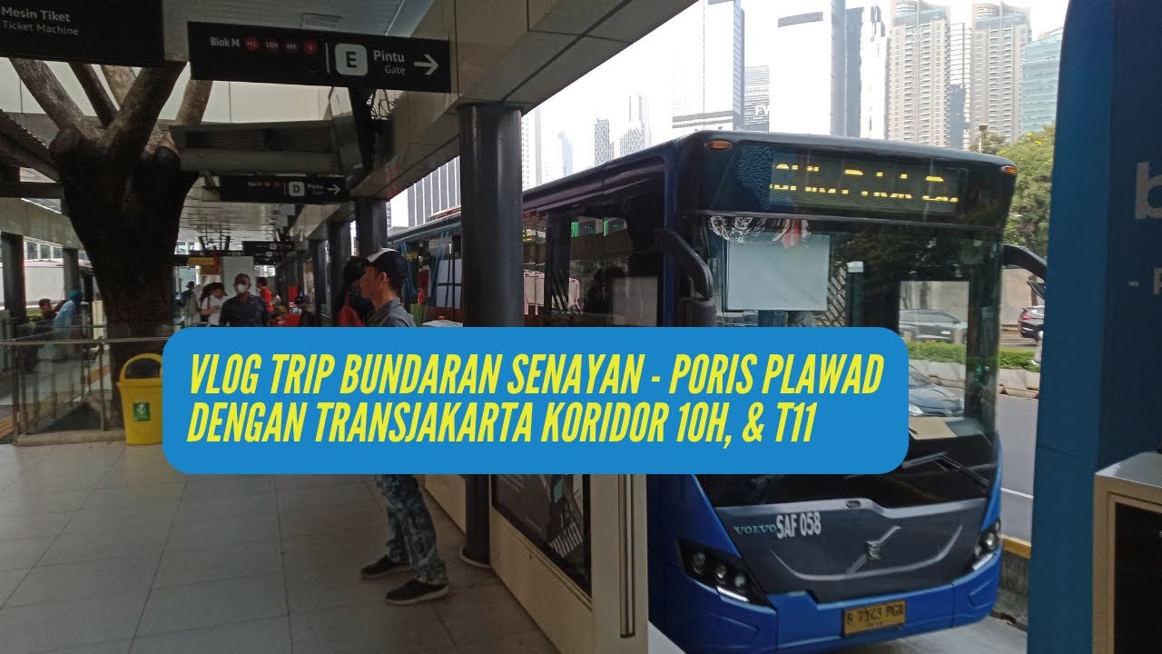 Rute Bundaran Senayan - Poris Plawad Dulu di Gunakan Koridor T11 || TransJakarta Koridor 10H - T11