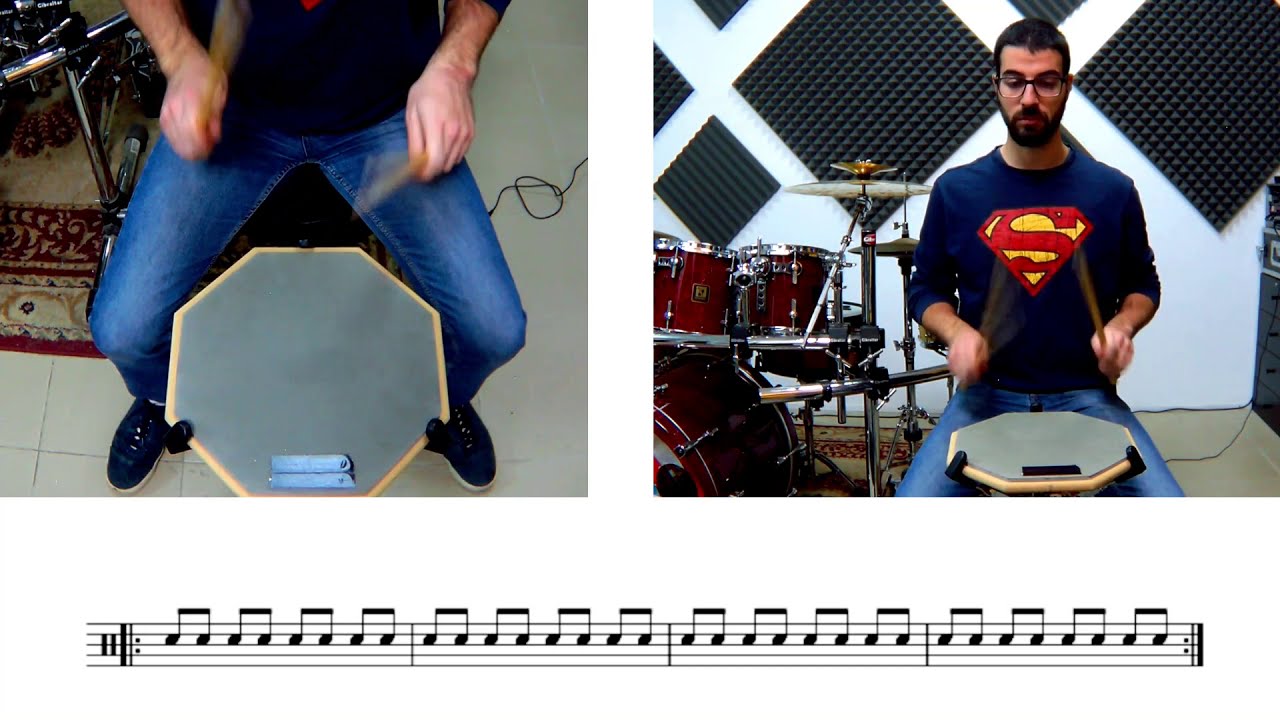 Let's Train Together - Rullo a Colpi Singoli/ Single Stroke 240 BPM