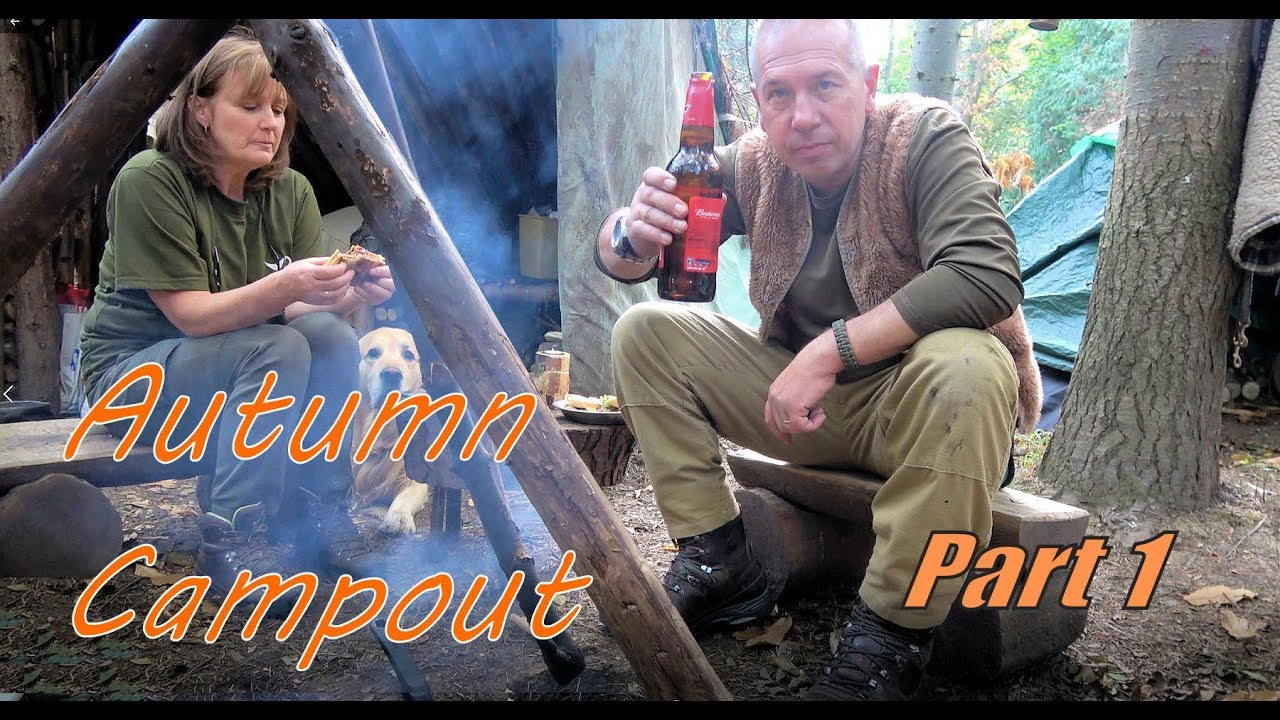Autumn Campout Part 1 | Sleep Setup and Steak Sandwich