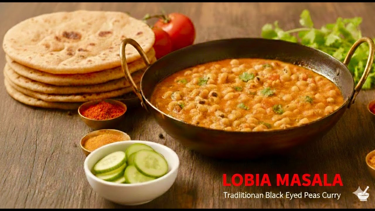 LOBIA MASALA(BLACK-EYED PEAS MASALA)