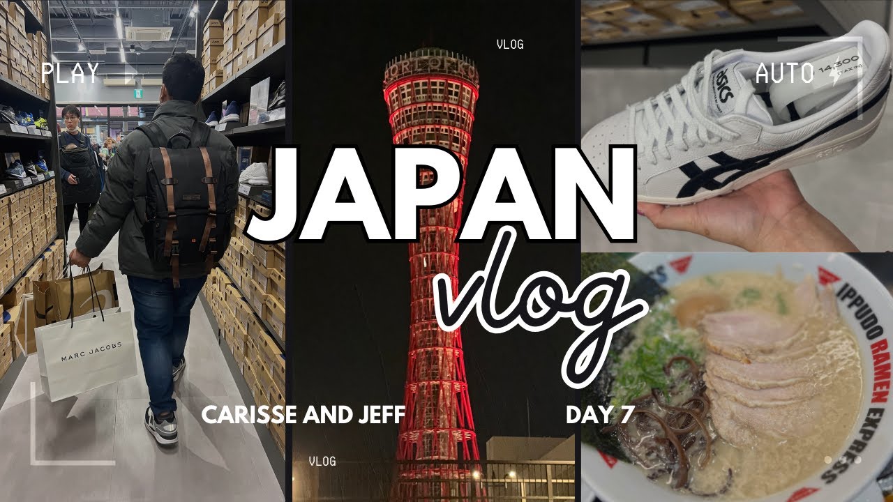 KOBE JAPAN VLOG | DAY 7 | DAY TRIP TO KOBE SANDA PREMIUM OUTLET | CHINATOWN | KOBE PORT TOWER