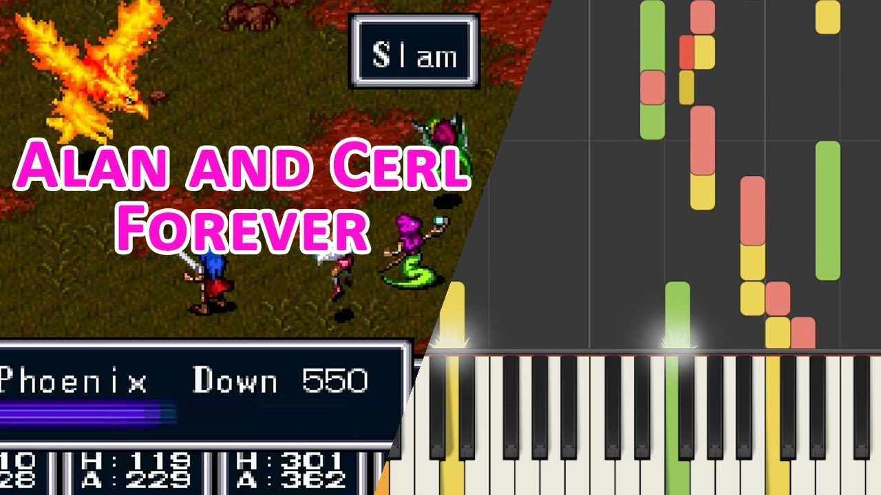 Piano - SNES Breath of Fire - Alan and Cerl Forever