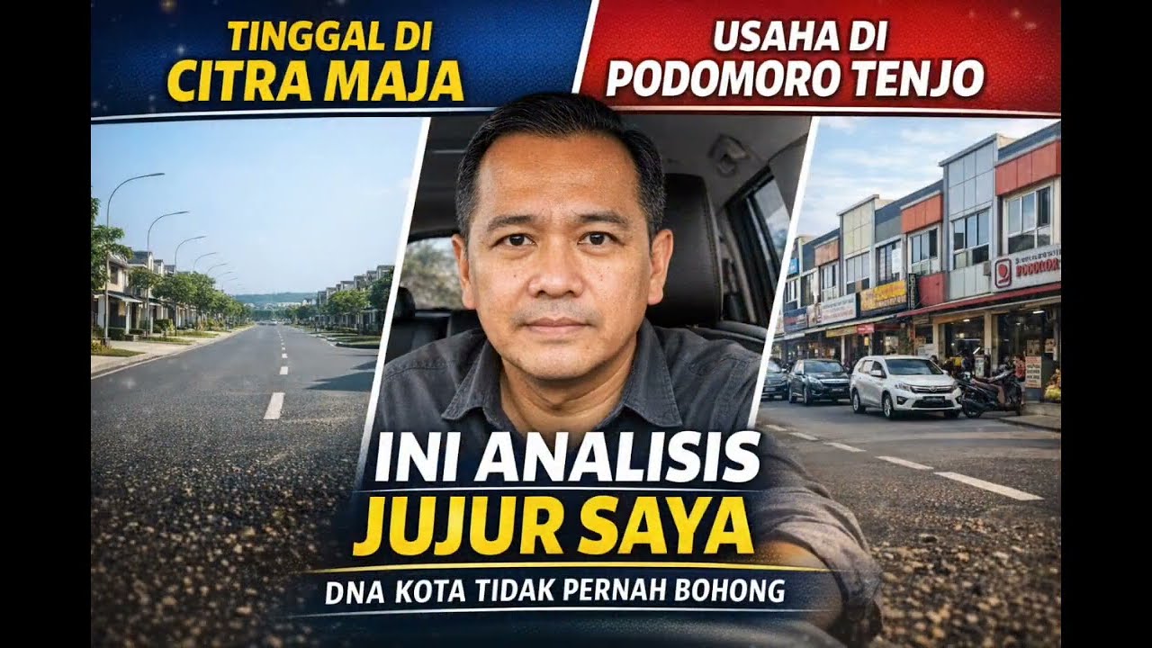 Tinggal Di Citra Maja City, Usaha Di Kota Podomoro Tenjo : DNA Kota Tidak Pernah Bohong 📌CMR #106