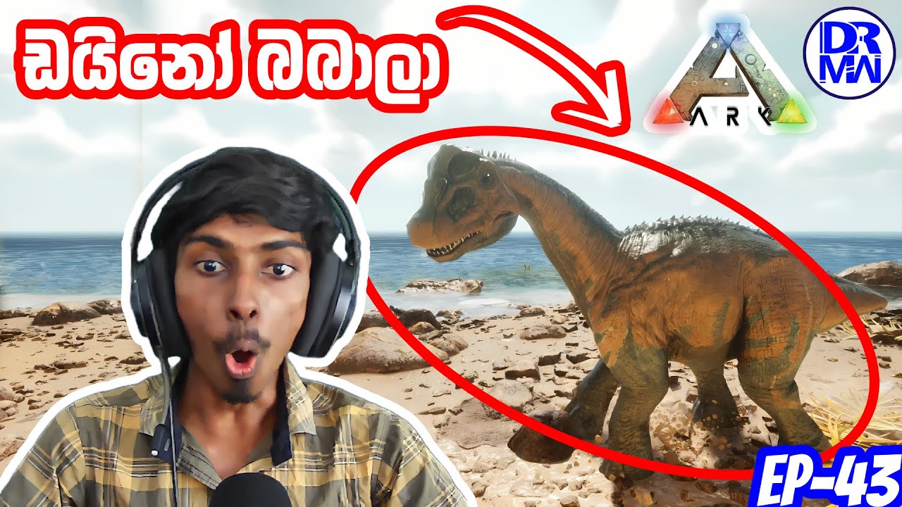 ඩයිනෝ බබාලා හොයමු අපි | ARK Survival Lost Island Map Sinhala Live | DR MaxWave
