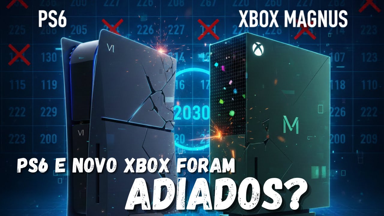 XBOX MAGNUS E PS6 PODEM TER SIDO ADIADOS 🤯