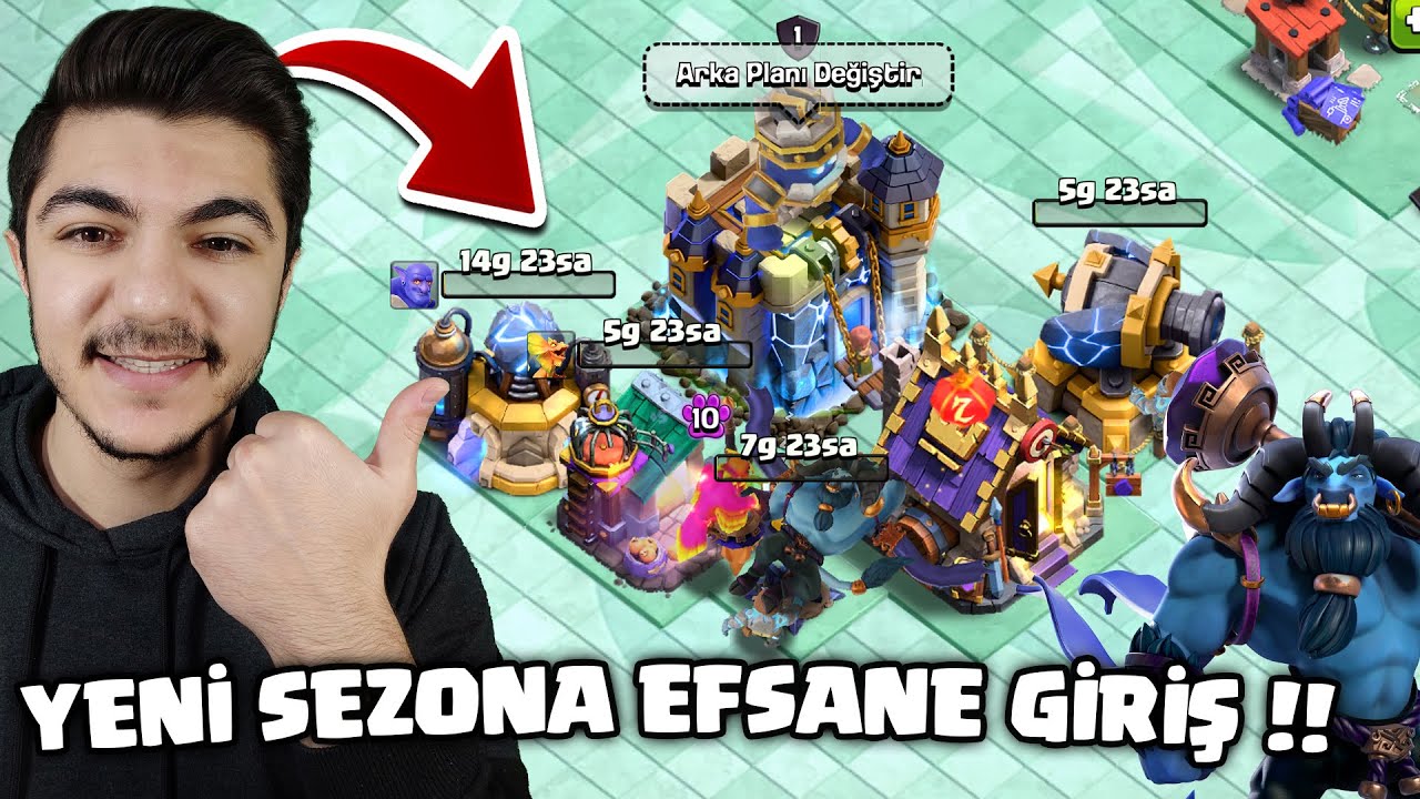 HESAP BİTTİ !! YENİ SEZONA EFSANE GİRİŞ !! - Clash Of Clans