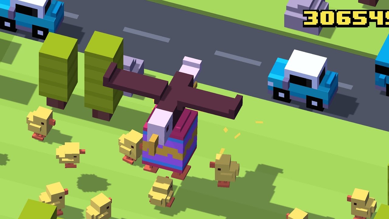 CROSSY ROAD Daily Pecking Order Challenge - 3/31/24 NEW! Big Baby Chicken is a real Beast
