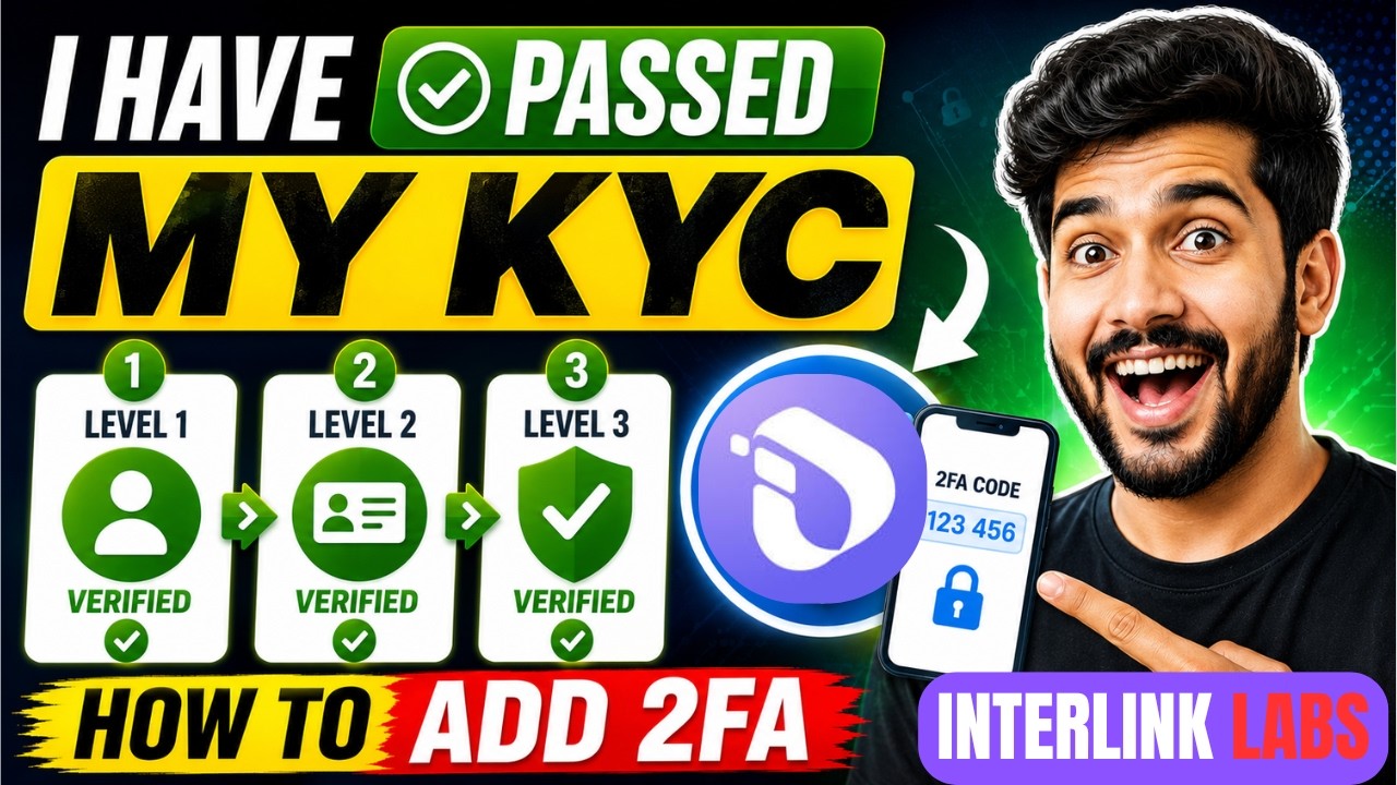 🔥 KYC в Interlink завершен! Пройди все 3 уровня и легко подключи 2FA-защиту 🔐