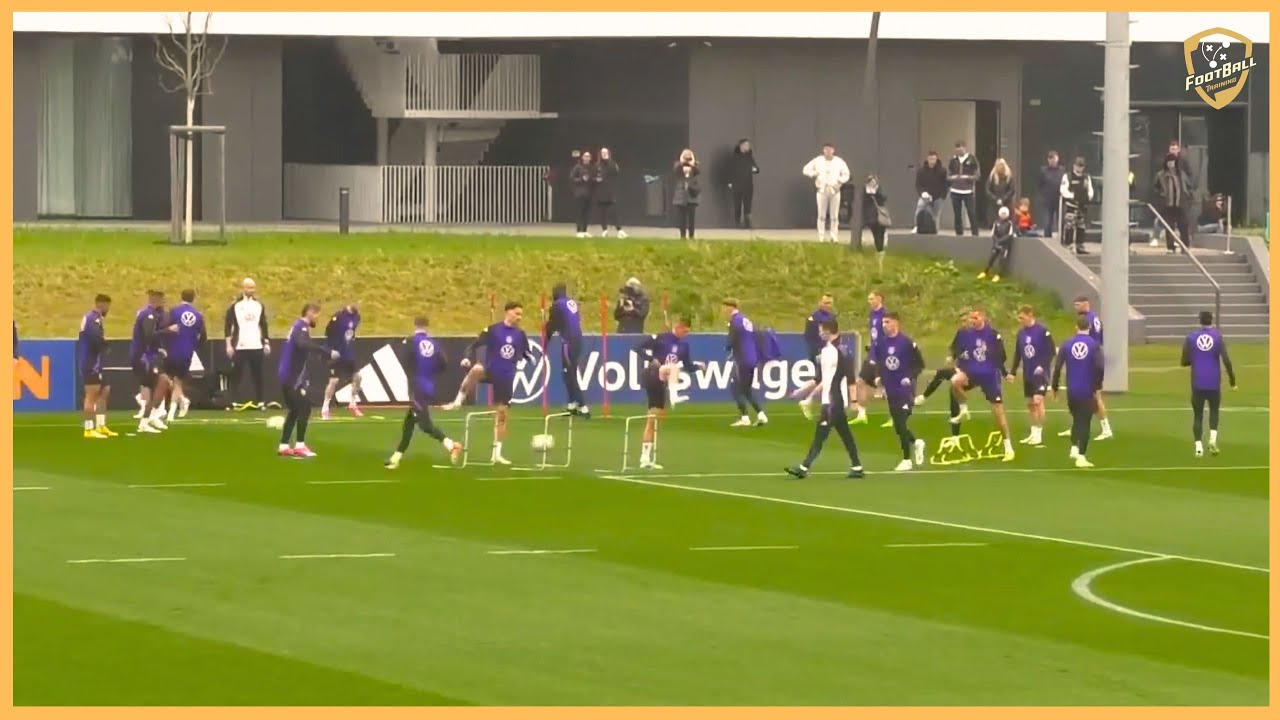 Germany - Intense Physical Training With Passing Drill