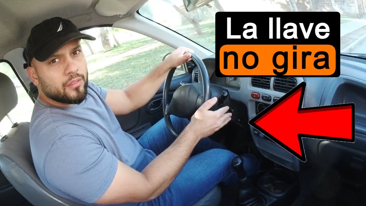 La llave de mi auto no gira como encender el auto