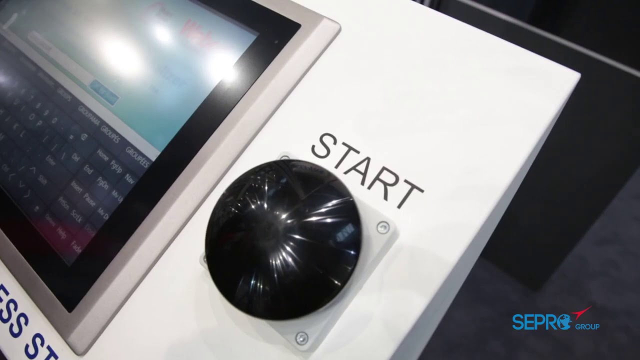 Solution by Sepro  Demonstration with a Cobot at K 2019