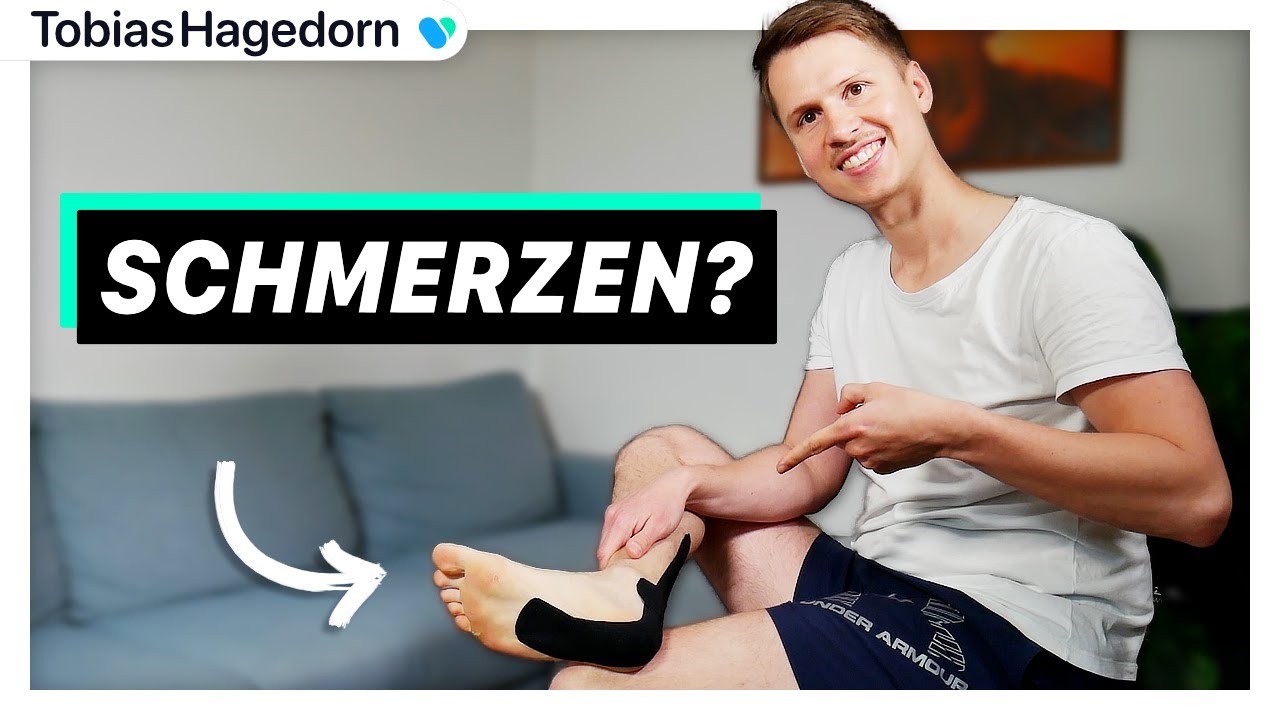 ACHILLESSEHNE TAPEN bei SCHMERZ || Schritt für Schritt Anleitung