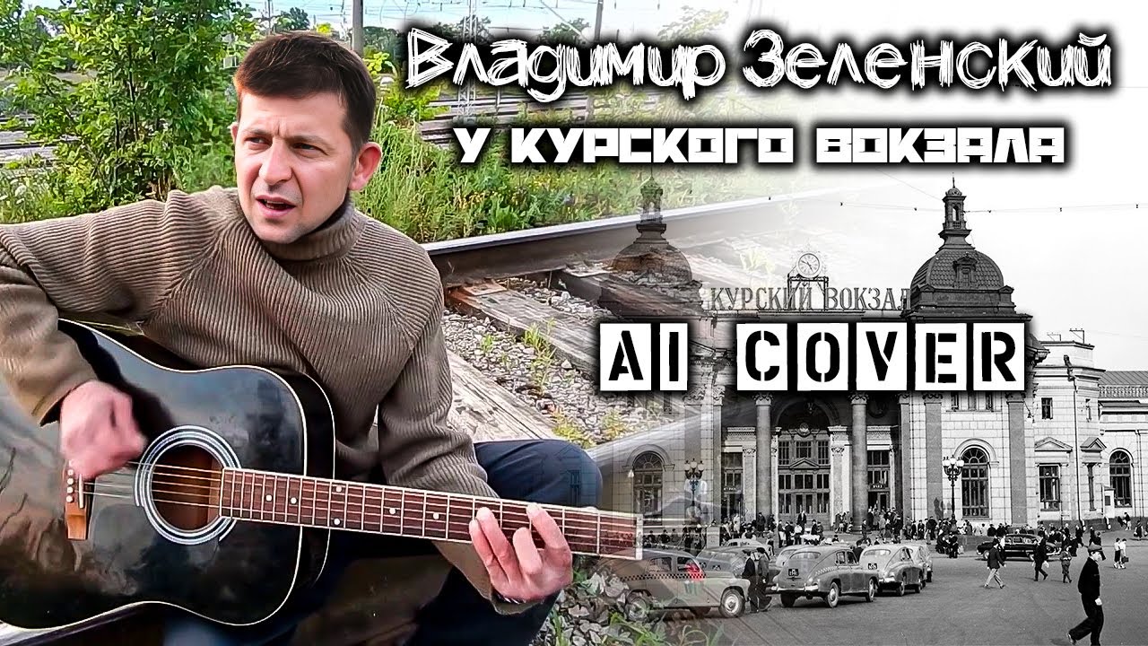 Владимир Зеленский - У Курского вокзала (Ai cover)