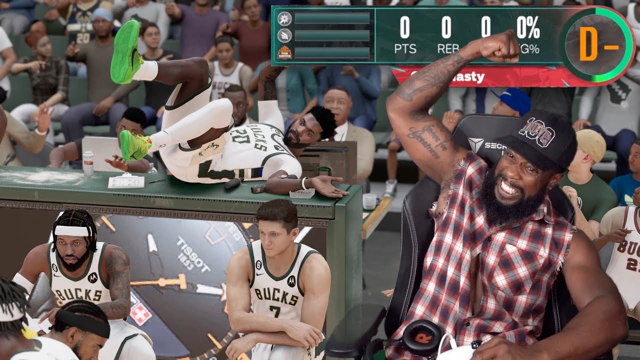 Hall of Fame Jazz vs Bucks NBA 2K23 MyCareer - I Can't Take It Anymore!