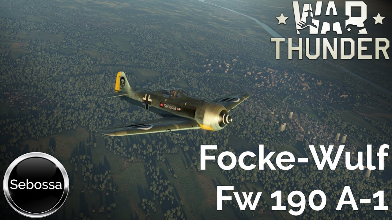 War Thunder - Focke-Wulf Fw 190 A-1  - Gameplay und Geschichte - deutsch