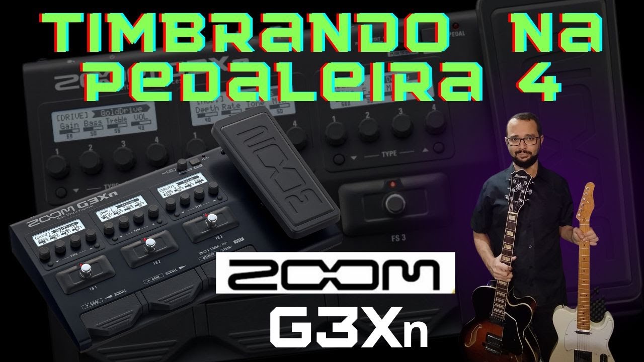 Timbrando Na Pedaleira V4 ZOOM G3XN