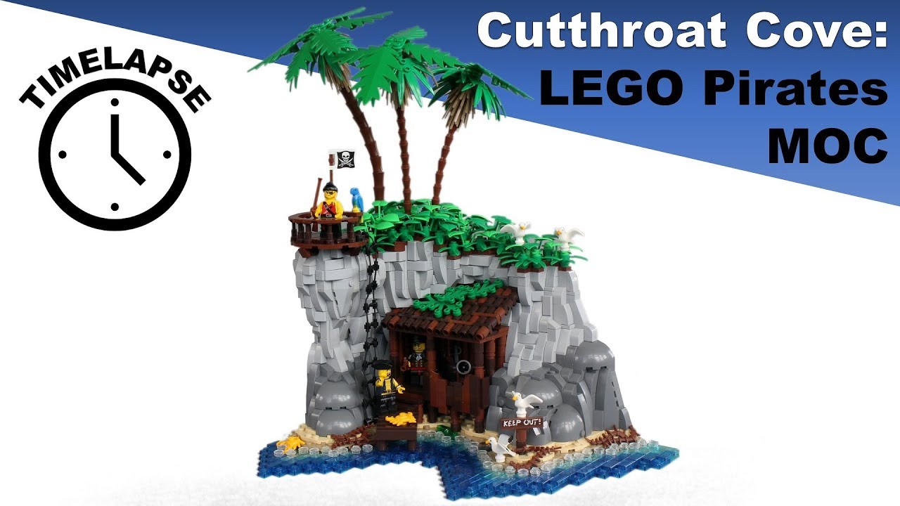Cutthroat Cove: LEGO Pirates MOC Timelapse