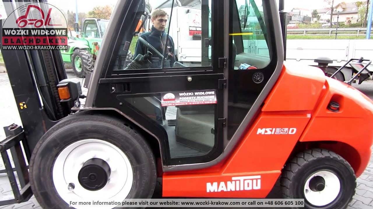 Terrain forklift Gabelstapler Погрузчик Manitou MSI35 D BD 4096T