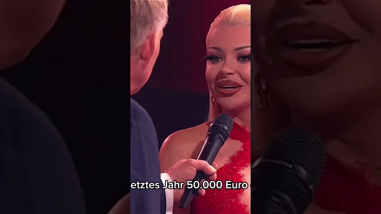 Katja spendet bei ein Herz f&uuml;r Kinder 100.000&euro;