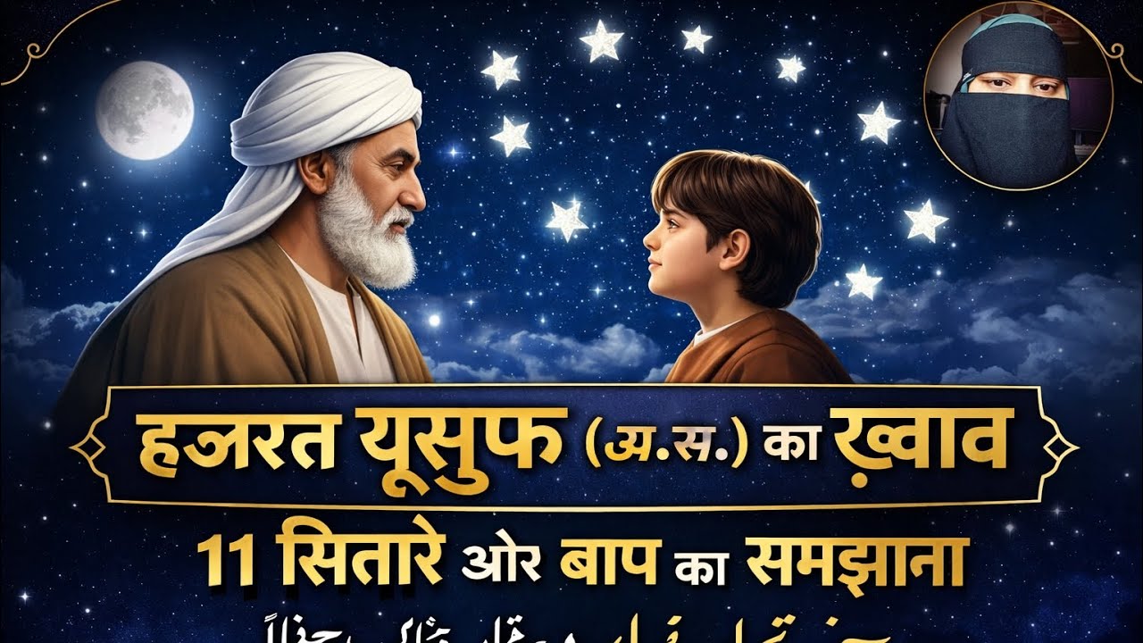 हज़रत यूसुफ (अ.स.) का ख्वाब और वालिद की नसीहत | सब्र और ईमान की सच्ची कहानी#SabrAurImaan #DeeniBaat 