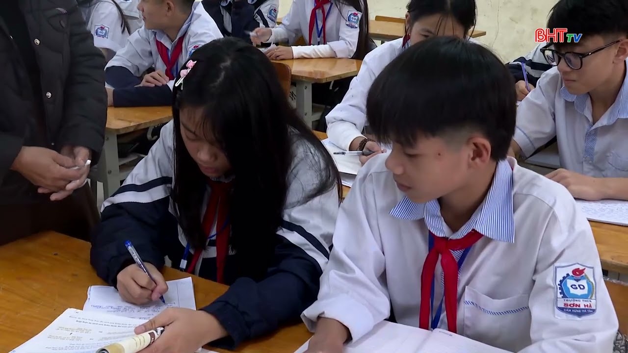 Các trường THCS ở Hà Tĩnh tăng tốc ôn tập chuẩn bị cho kỳ thi tuyển sinh vào lớp 10