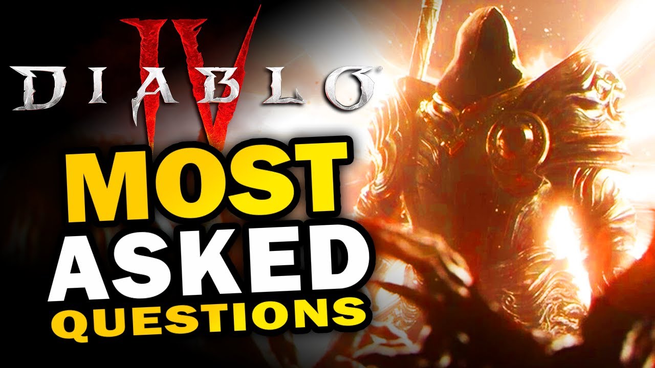 D4 - 10 Most Asked Questions! ( Diablo 4 )