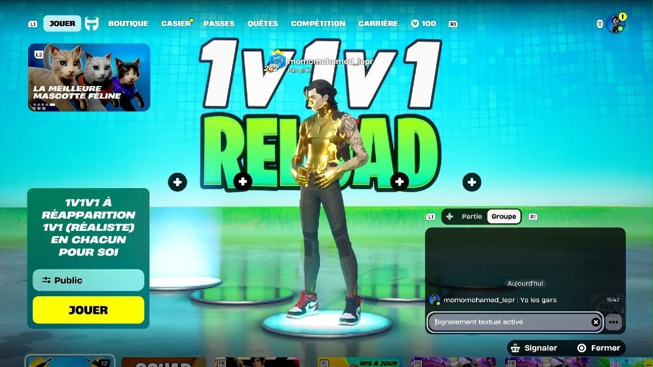 La 2 iem video de ma chaîne Youtube [ Fortnite PS5 ]