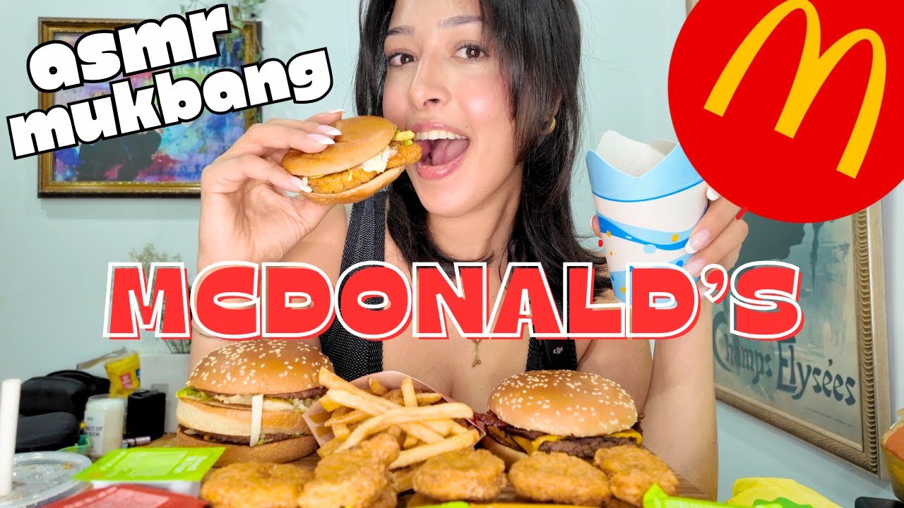 McDonald's ASMR Mukbang! #asmr #mukbang