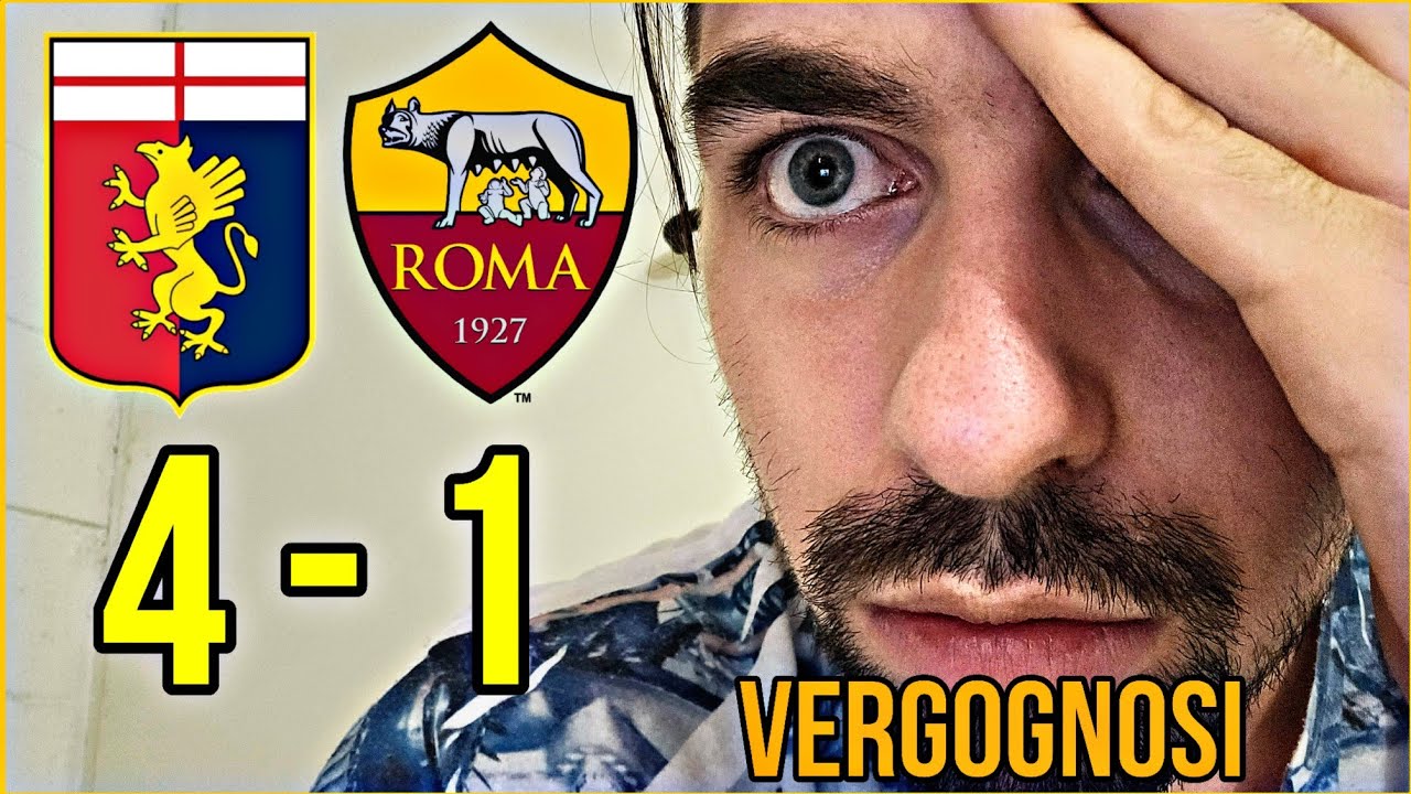 GENOA - ROMA 4-1:  UMILIATI.. SOTTERRATI