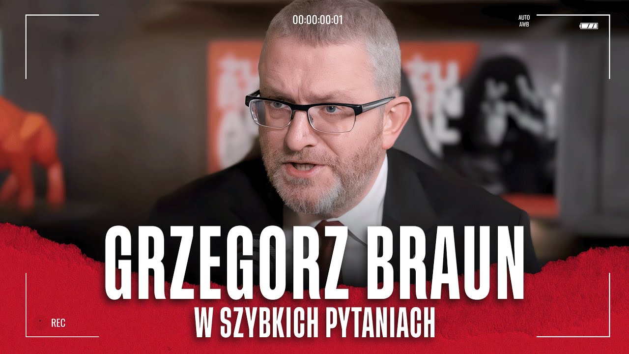 Grzegorz Braun u Żurnalisty | Szybkie pytania