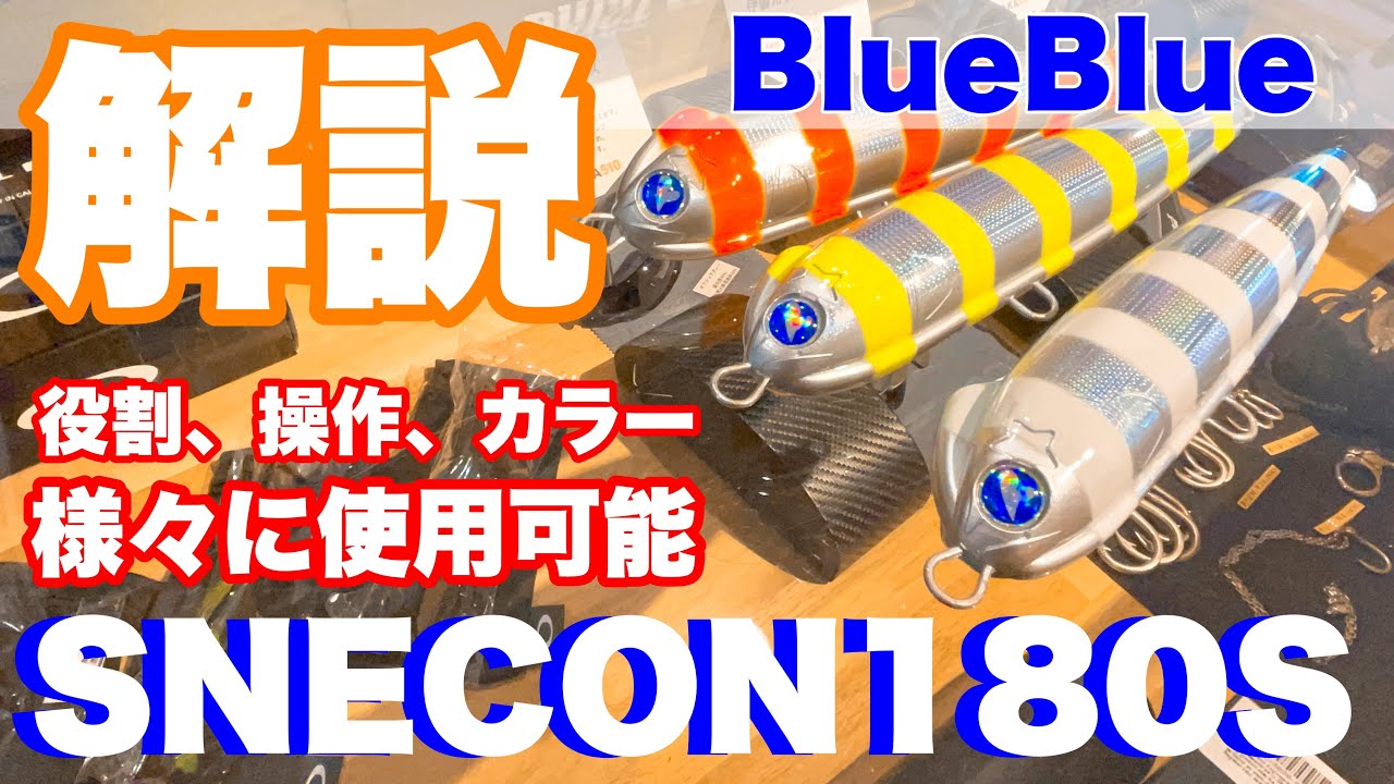 BlueBlue SNECON180S オリカラ発売直前SP 宮古島GTにおけるスネコンの役割と解説