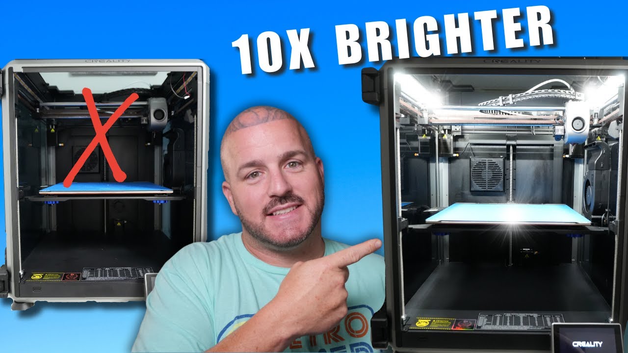 The Ultimate Creality K1/K1 Max  LED Light Upgrade