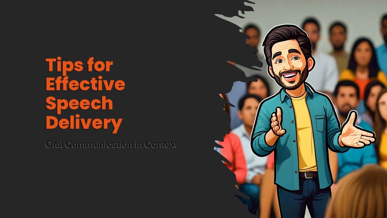 TIPS FOR EFFECTIVE SPEECH DELIVERY Explained in Tagalog | Oral Communication in Context | SHS