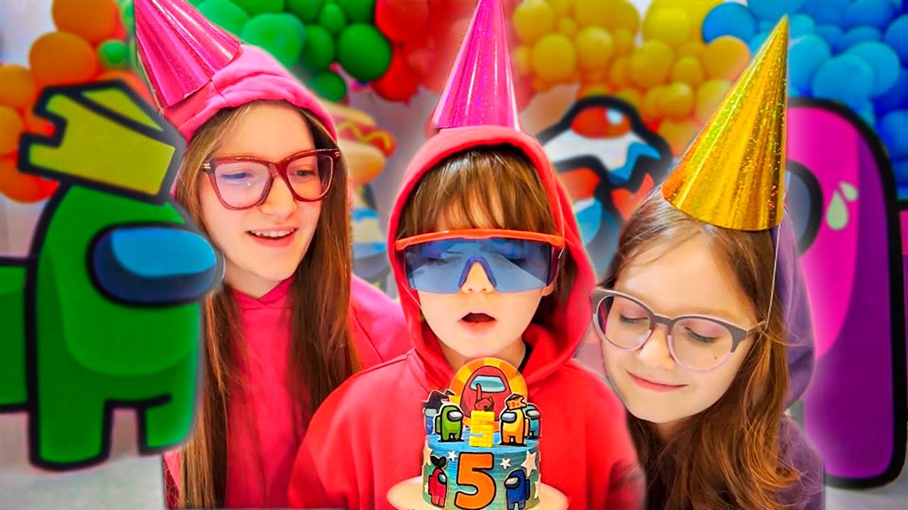 Ziua lui Nikolas 5 Ani ! Tematica AMONG US
