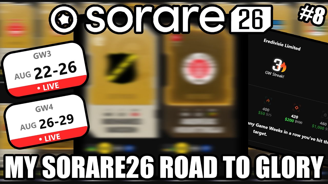 EREDIVISIE STREAK CONTINUES, FIRST CASH REWARD & GW4 Lineups! | My Sorare Road to Glory #8