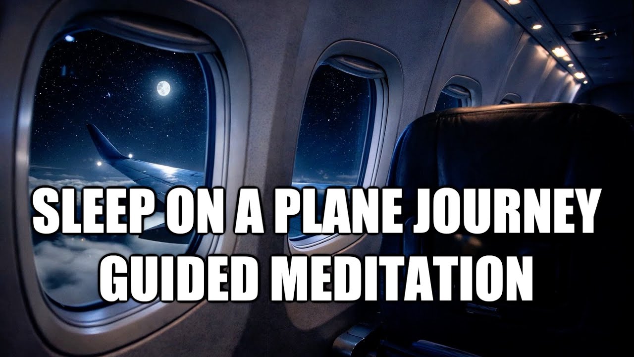 Sleep Meditation - Fall Asleep Fast on A Plane Journey