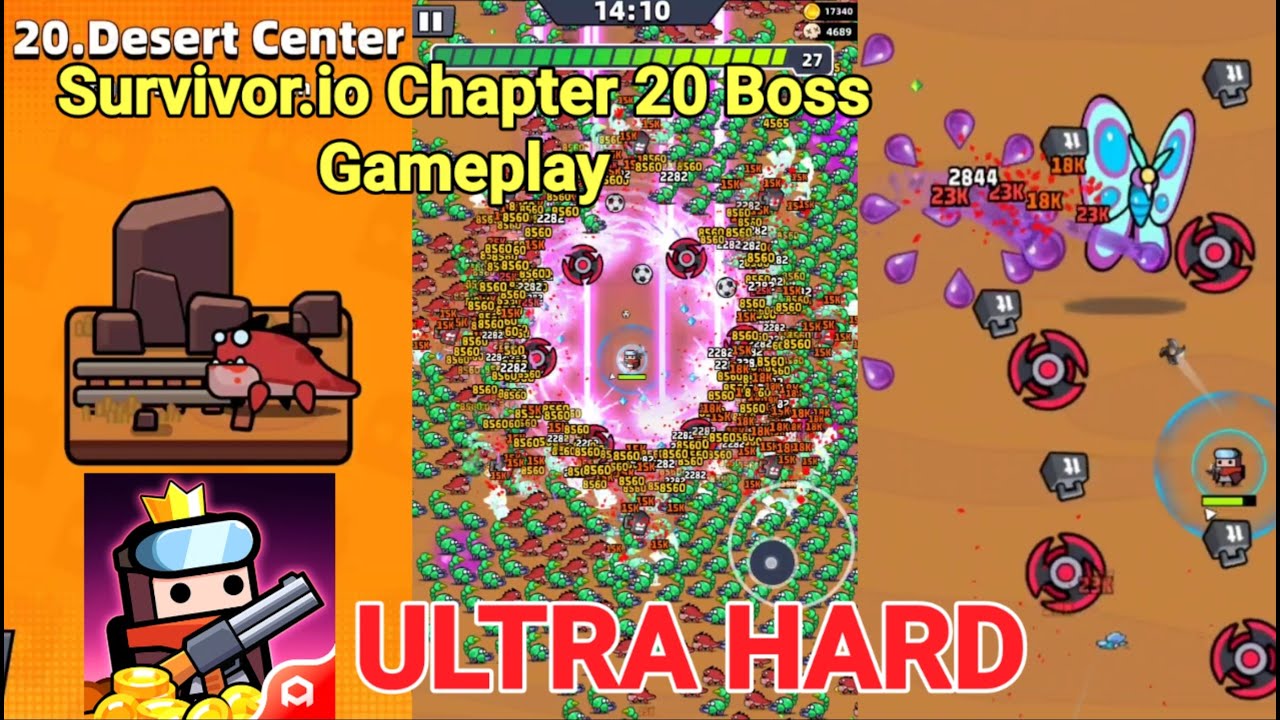 Survivor.io Chapter 20 Boss Gameplay | Best Build