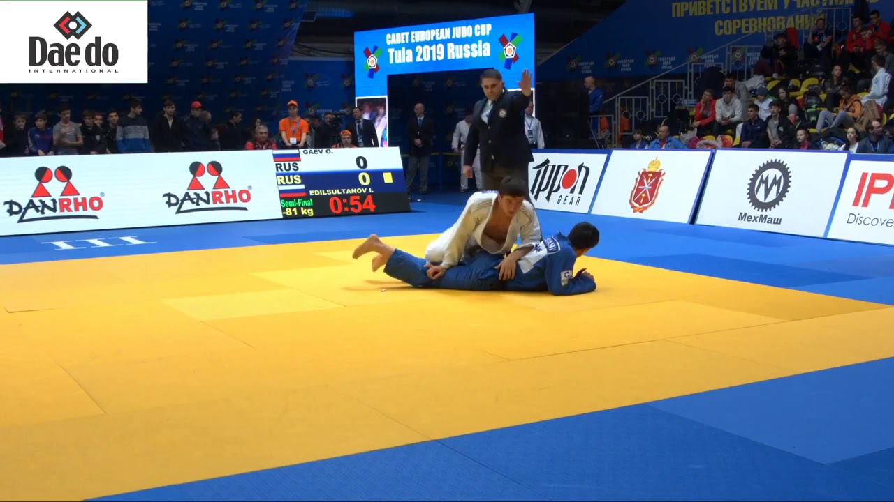 81 kg Gaev O Edilsultanov I 31 03 2019 T3 Кубок Европы по дзюдо среди юношей и девушек до 18 лет, Т