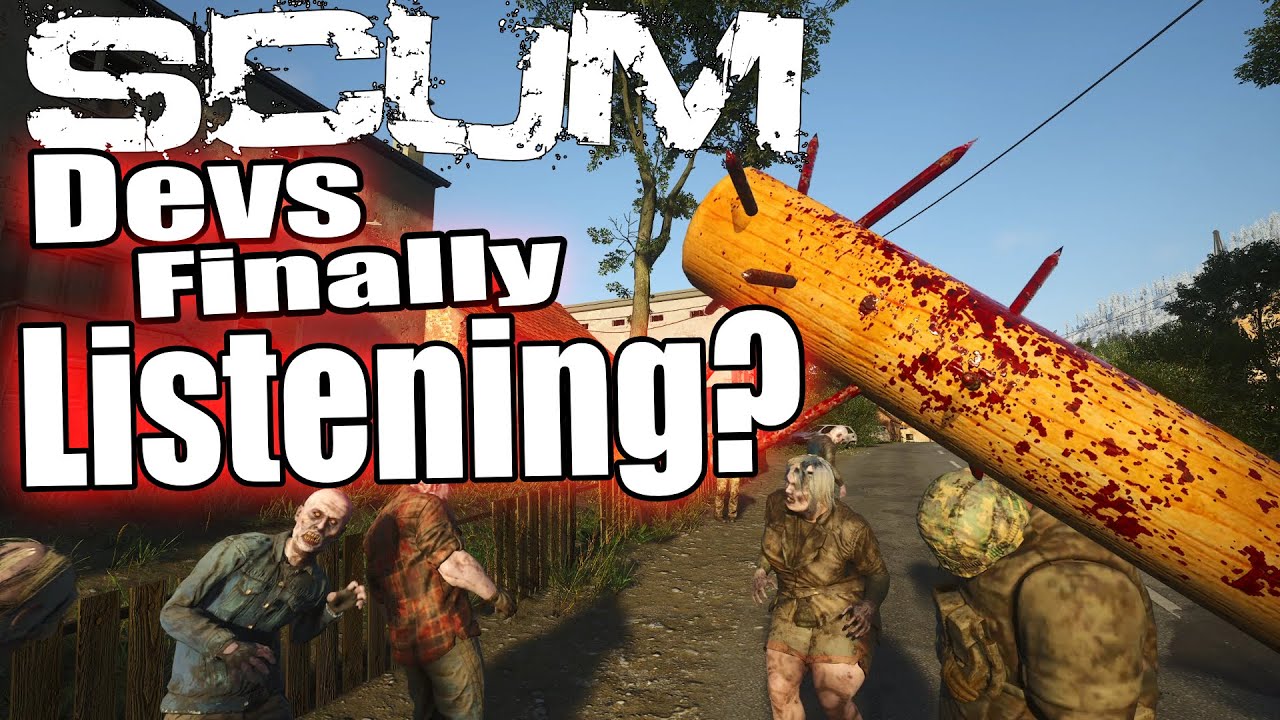 SCUM. Are the devs finally listening to us?