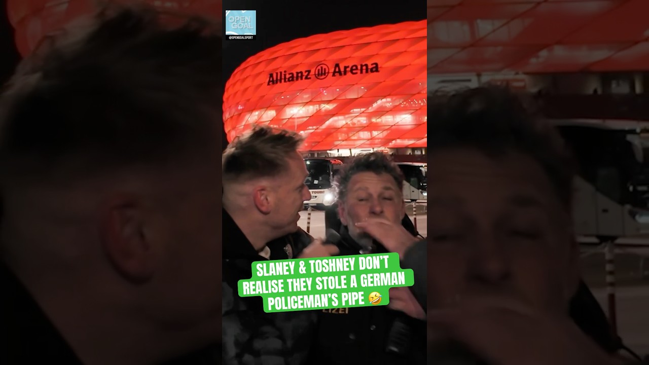 &ldquo;THAT&rsquo;S THE POLIS 😧&rdquo; FUNNY MOMENT WITH SLANEY & GERMAN POLICE AT CELTIC GAME #celtic #funny #munich