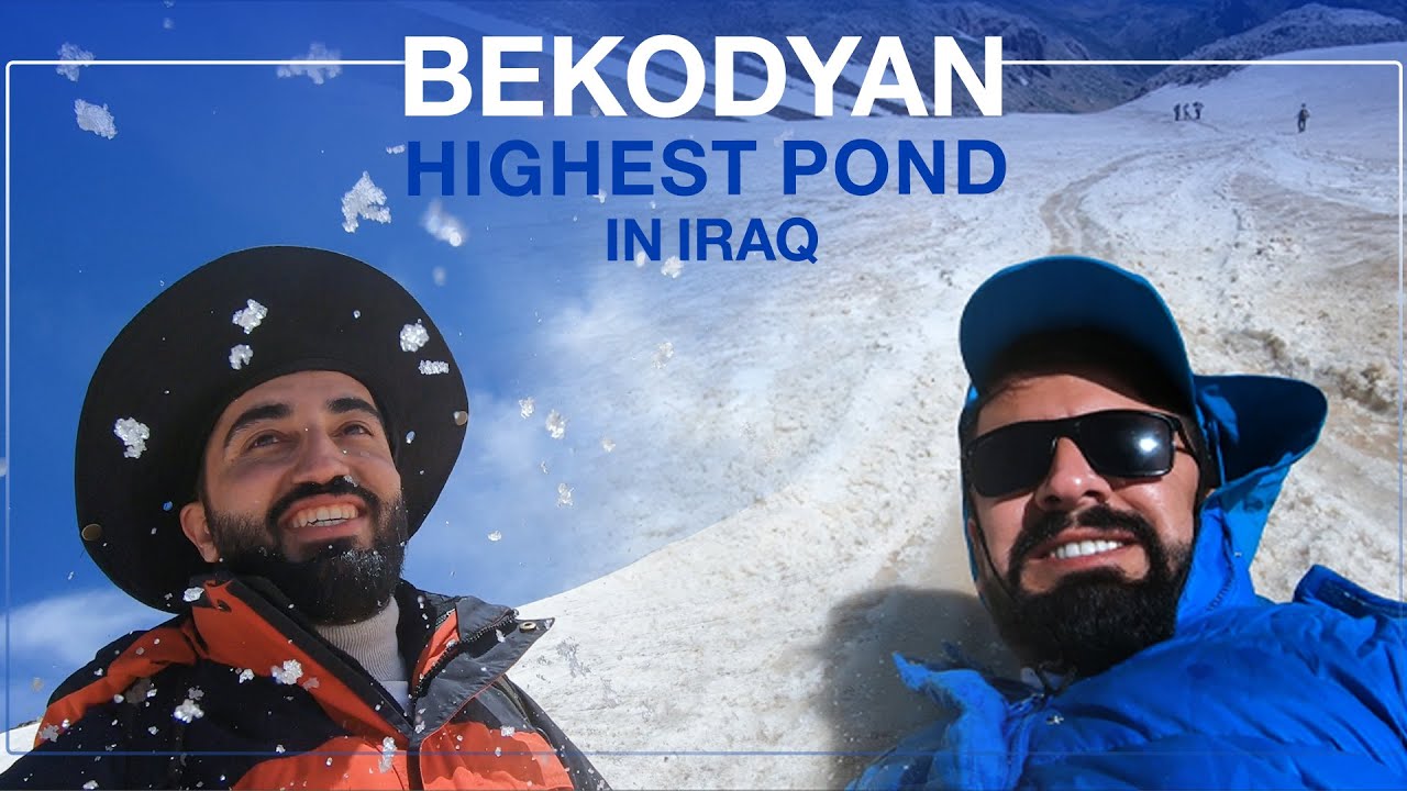 Bekodyan Pond in Kurdistan. Hiking to highest pond. گۆمی بێکۆدیان
