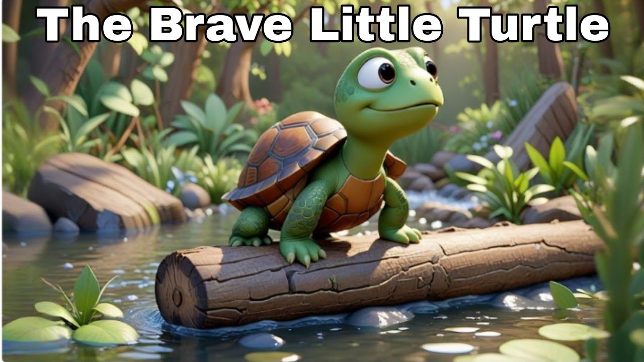 The Brave Little Turtle / Kids story / Animated story 