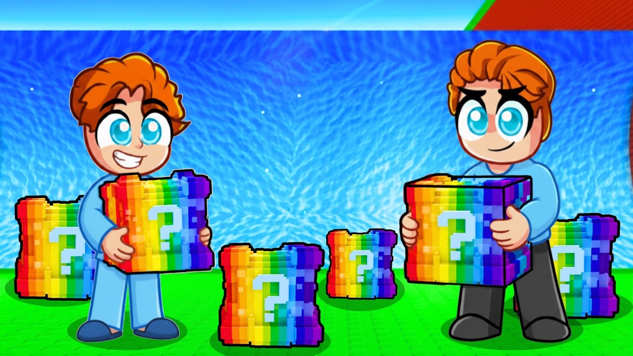 Vi Körde Ett Lucky Block Race I Escape Tsunami For Brainrots!